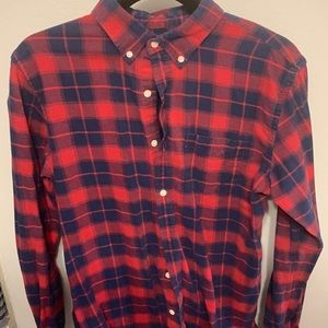 Mens button down flannel